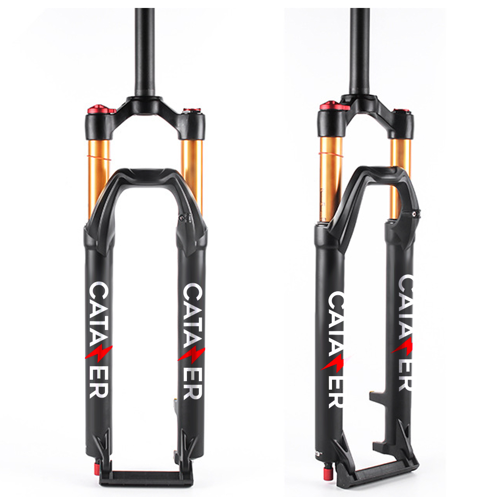 CATAZER Ultralight MTB Suspension Fork 27.5/29er Bike Fork with Rebound